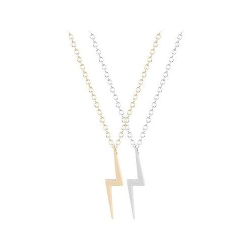 Movie Harri Jewelry Fashion Potter Retro Lightning Necklace Sliver Gold Color Boho Classic Accessories Pendant Necklace Jewelry