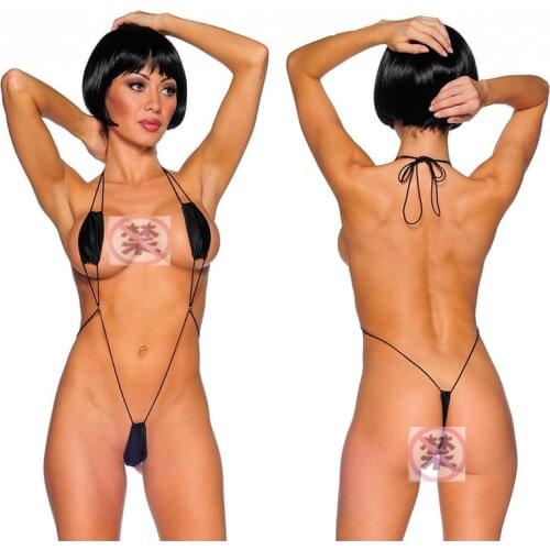 Women Pole Dance Sexy Costumes Pu Leather Sexy Lingerie Backless Dessous Fantasia Underwear Erotic Costume Exotic Apparel