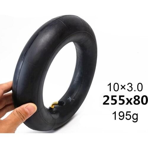 10 Inch Inner Tire 255x80/10x3.00-6 Outer Tires Black Replacement Rubber