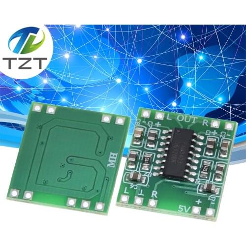 10PCS PAM8403 Super mini digital amplifier board 2 * 3W Class D digital amplifier board efficient 2.5 to 5V USB power supply