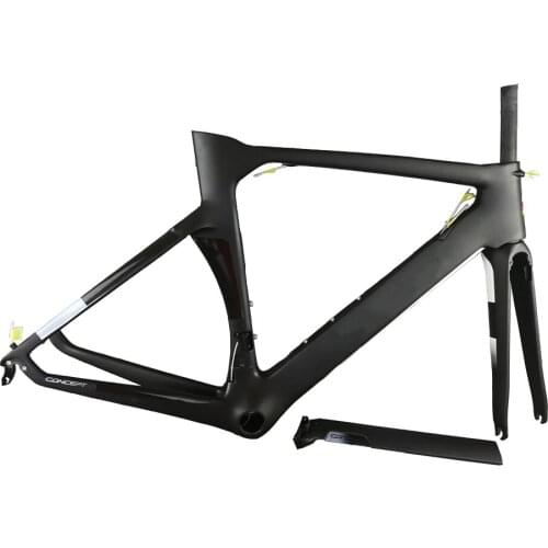 2021 NJBK Carbon Frame T1000 Glossy Concept Carbon Road Frames C64 Carbon Bicycle Frameset BB386 C60 V3Rs
