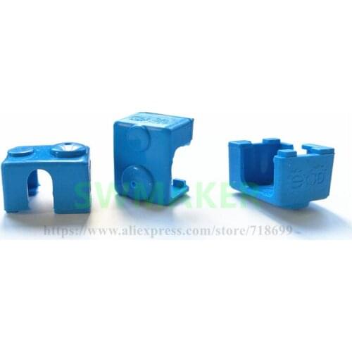 SWMAKER 3pcs Silicone Sock for v6 and Lite6 hotend SILICONE HEATER BLOCK COVER Insulation use with thermistor version