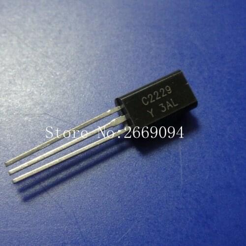 50PCS 2SC2229 0.05A / 200V TO-92L Transistor new original
