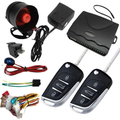 802-8175 Universal Car Alarm Anti-theft Metal Burglar Warning Security System for Vehicles Automobiles Security Protection
