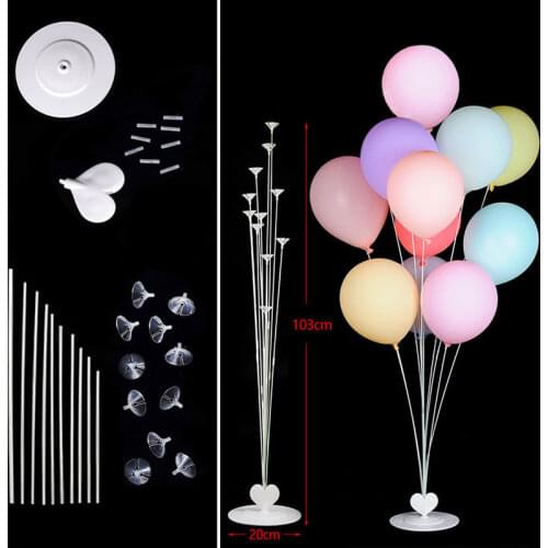 Ballons Accessories Balloon Arch Stand Holder Column Birthday Party Decorations Kids Adult Balloons Wedding Decor Baloon Globos