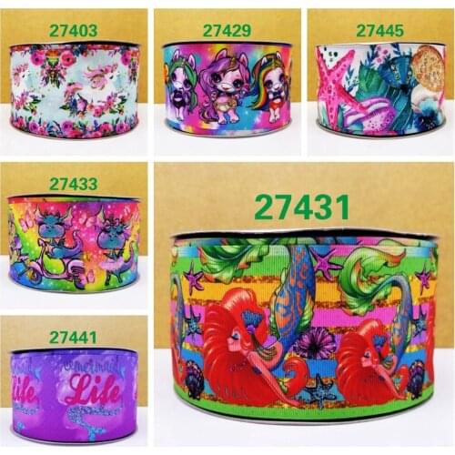 Free shipping 50 yard cartoon sport printed grosgrain ribbon 27431