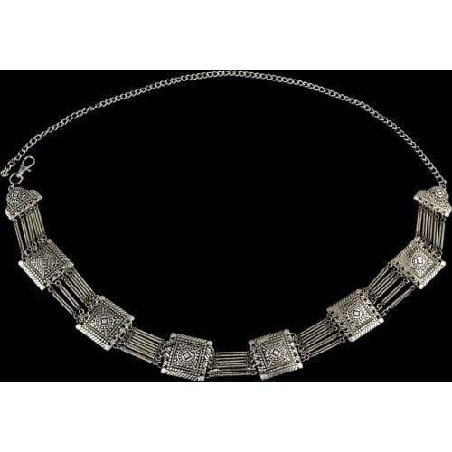 Tribal Gypsy Turkish Gold color Belly Dance Waist Chains Bohemia Statement Belt Body Chain Hippie Indian Ethnic Beach Jewelry