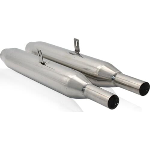Ural CJ-K750 retro round modify rear muffler stainless steel material case for BMW R50 R1 R12 R 71 M72