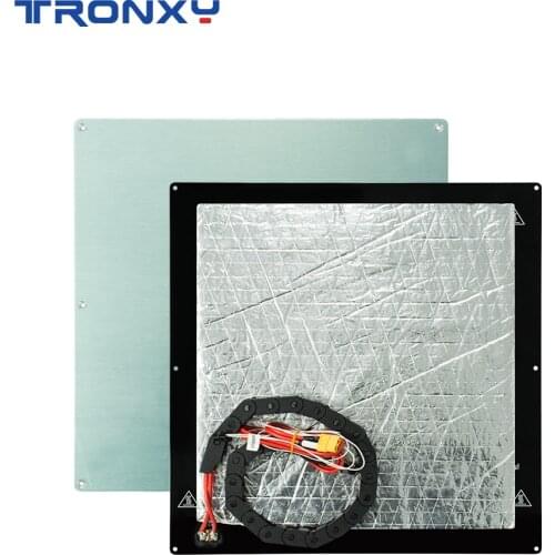 Tronxy 3D printer Parts 12/24V Heat bed DIY kit 400*400mm standard aluminum plate Hotbed