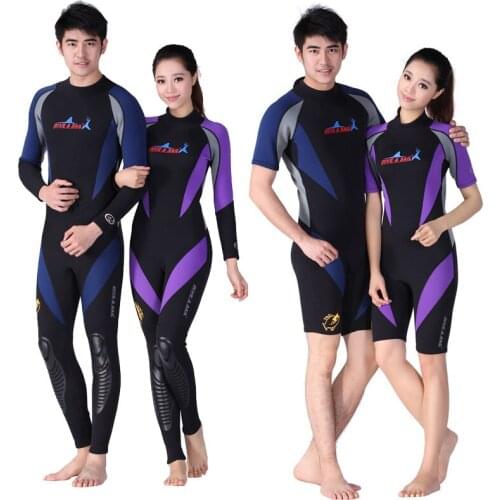 DIVE&SAIL 3MM Scuba Diving wetsuits women surfingLong Sleeve Wear man Spearfishing Hooded wetsuit for swimming