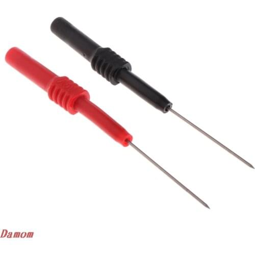 Test Leads Pin L95mm flexible Test Probe Tips 1mm Connector Multimeter Needle