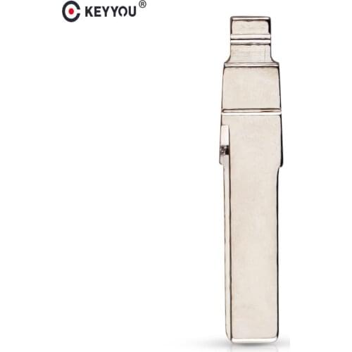 KEYYOU Remote Folding Flid Blank HAA HU66 Uucut Key Blade For Volkswagen VW Passat Bora Skoda Seattle For Audi A6 Car 86# Key