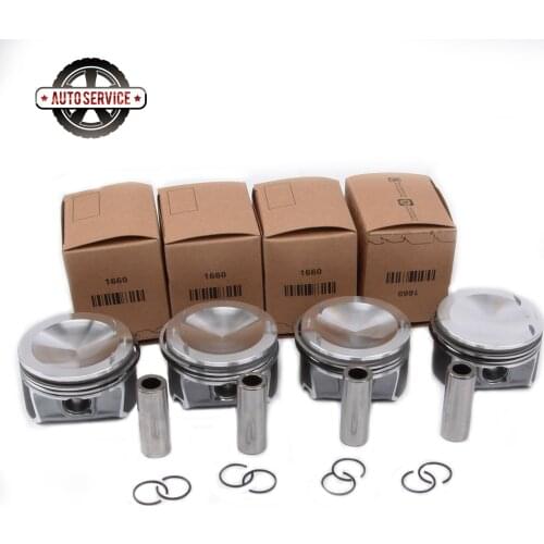 Engine Pistons & Rings Set Φ82.51mm / Φ21mm 06D 107 066 L For AUDI S3 TTS Quattro TESI CDLA VW Golf Scirocco 2.0 R 2.0 TSI Seat