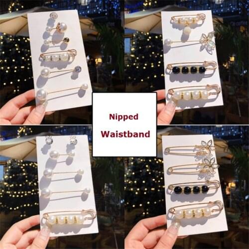 Lovely Clothes Accessories Pearl Fashion Clothing Pins for Nipped Waists
