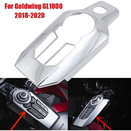 Center console Switch Panel Cover Chrome Garnish For HONDA Golden Wing Tour DCT Airbag GL1800 2018 2019 2020
