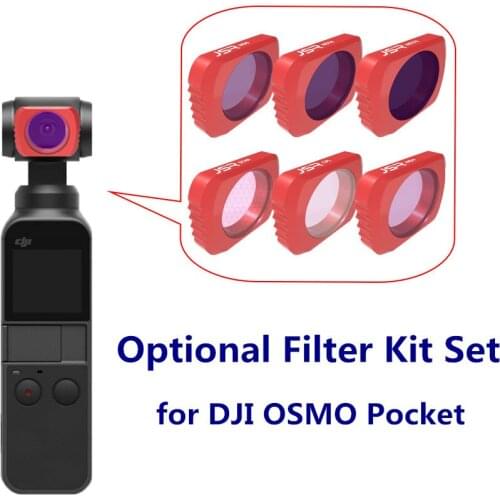 Optional FOR DJI OSMO POCKET UV CPL ND4/8/16/32/64 Star Filter Camera Lens Filter Kit Set for DJI OSMO POCKET Lens Accessories