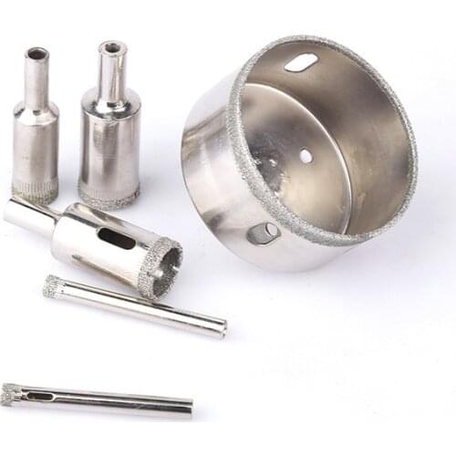 Glass Tile Hole Opener Golden Steel Sand Ceramic Tile Ceramic Marble Reamer Glass Drill Bit Hole Opening Tool Decoration Tool