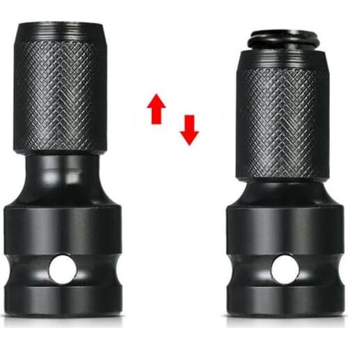 Hexagonal ratchet socket wrench socket adapter wrench set drive converter impact tool 1/2 inch to 1/4 inch 50 mm