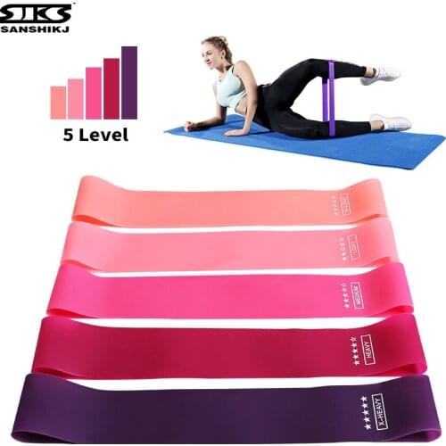 Silicone Yoga Tension Belt Fitness Resistance Circle Rehabilitation Training Squat Womens Hip Elastic Ring