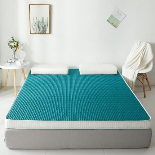 95D Thai latex filling Mattress Floor mat Foldable Slow rebound Tatami Cotton Cover Bedspreads 6/9cm thickness Size mattresses