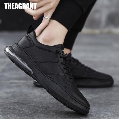 THEAGRANT Men's Leather Sneakers