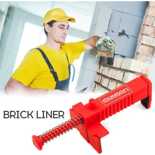 2PCS Brick Clamps Brick Liner Runner Drawer Bricklaying Tool Fixer for Building Construction Brick Liner Constructing Tool