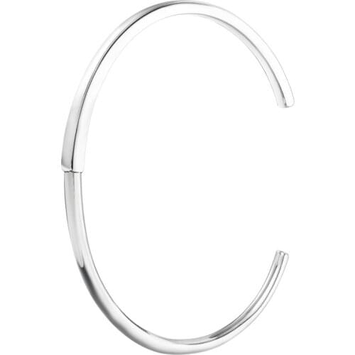 2021 New Original 925 Sterling Silver Signature I-D Bangles for Women Bracelets Femme Fashion Jewelry Party Gift Pulseras