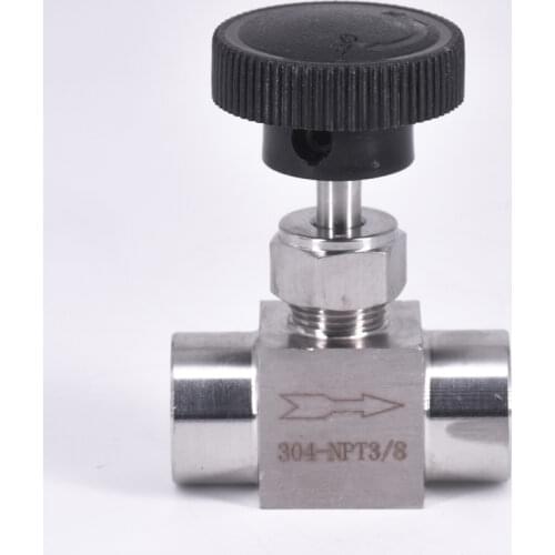 1/8" 1/4" 3/8" 1/2" BSP NPT Female Needle Valve Crane 304 316 Stainless Flow Control Water Gas Oil Propane 915 PSI