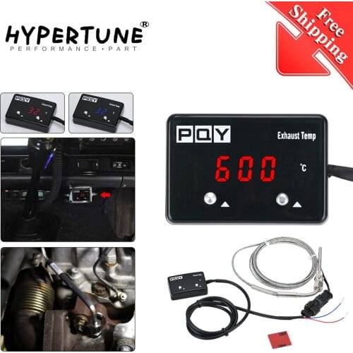 Free Shipping Car Exhaust Temp Gauge Exhaust Gas Meter Digital With Sensor EXT Temperature Meter Turbo for 4WD Hilux Patrol EGT