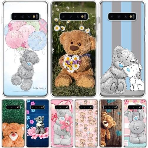 Tatty Teddy Me To You Bear Phone Case for Samsung Galaxy S10 S20 Ultra Note 10 9 8 S9 S8 S7 J4 J6 J8 Plus Lite + Popular Cover C