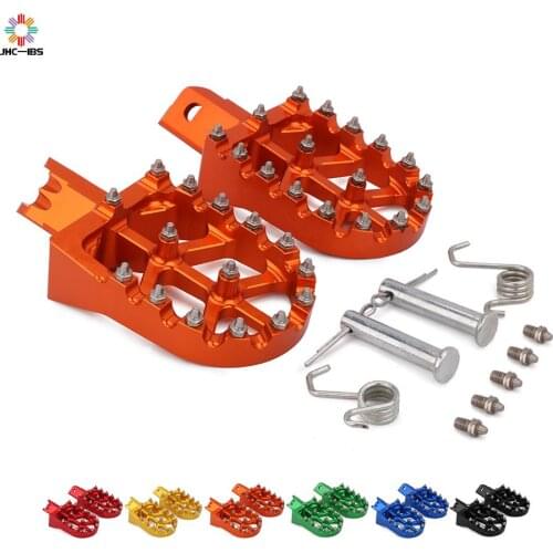 For HONDA CRF XR 50 70 110 M2R SDG DHZ SSR KAYO Pit Bike Motorcycle Aluminum Universal CNC Colorful Footpeg Footrest Foot Pegs