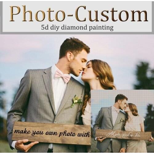 Photo custom Diamond Embroidery make your own 5D DIY Diamond Painting Cross Stitch full square drill Rhinestone Mosaic decor