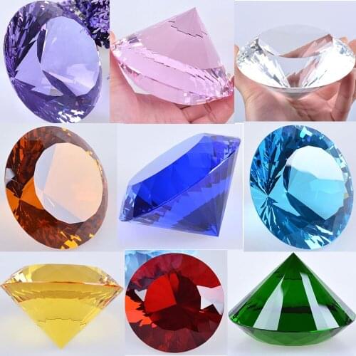 Crystal Glass Diamond Home Decoration 10cm Multi-faceted Business Craft Gift Creative Products