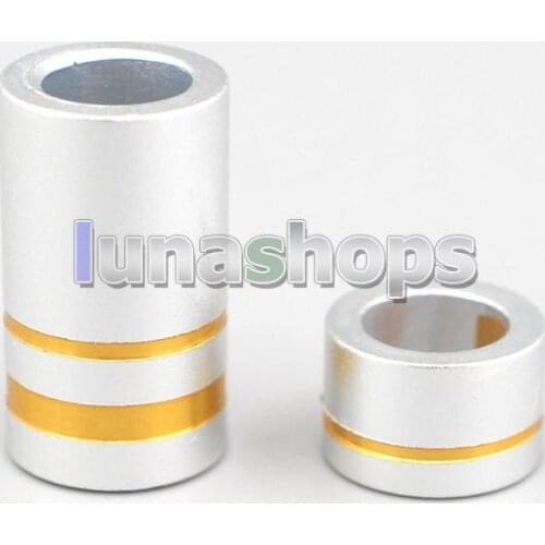 LN007071 6mm Main Wire Hole Full Metal Splitter + Slider Kit For DIY Custom Headphone Earphone Cable