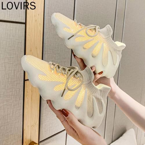 Lovirs Breathable Mesh Sports Shoes Womens Summer 2021 Ultra Light Volcano Running Shoes