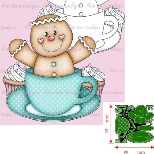 Metal Cutting Dies gingerbread Man Scrapbooking Paper Cards Decorative Craft Embossing