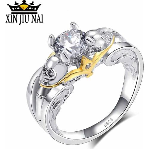 Trendy Explosion Personality Unisex Skull Head Ring Drop Shipping Accepted Gift For Friend 14k Distribution of gold ring jewelry