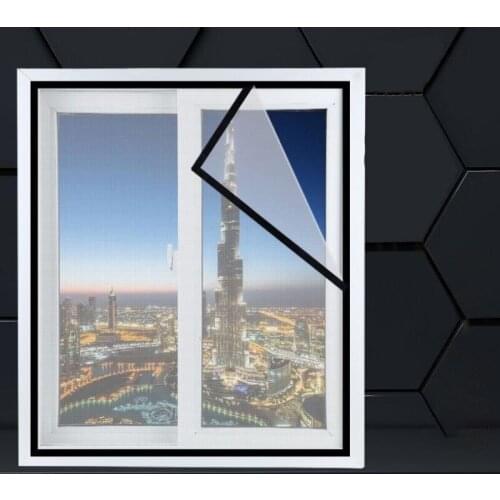 Curtains Mosquito Net of Window Door Screen Mesh Net Anti-mosquitoes Fly Insect Velcro Customized Mosquito Net Mesh Household