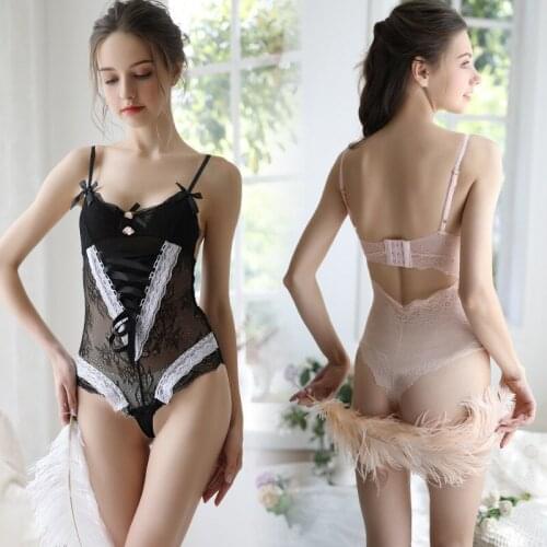 New Lace Babydoll Bodysuit Nightwear Erotic Lingerie Sexy Underwear Teddies Women Body Sexy Lingerie for Sex Sleepwear