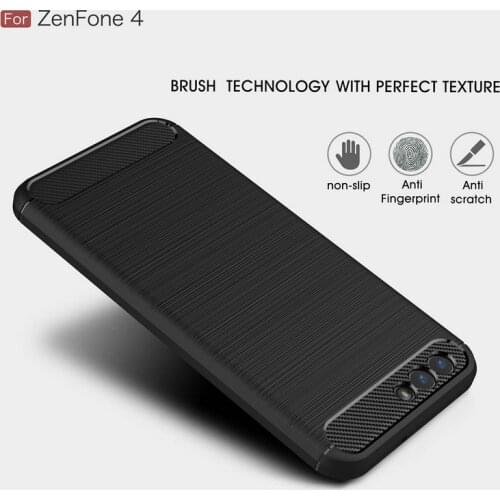 Shockproof Leather Case for Asus Zenfone 4 ZE554KL Z01KD Z01KDA Z01KS 5.5" Phone Back Cover Slim Armor Case