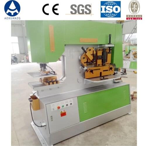 Q35y-12 Hydraulic Ironworker Metal Plate Punching And Shearing Machine