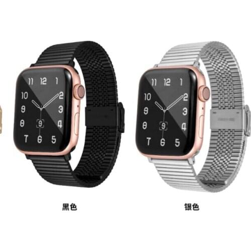 2021 New arrival stainless steel band For Apple watch strap band metal Series SE 6 5 4 3 2 40 44mm 38mm 42mm