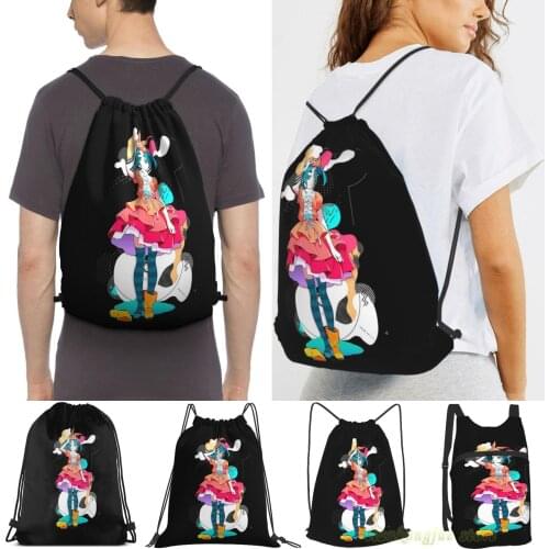 Monogatari - Ononoki Women Drawstring Sackpack Gym Bags Men Outdoor Travel Backpacks For Training Fitness Swimming Bag