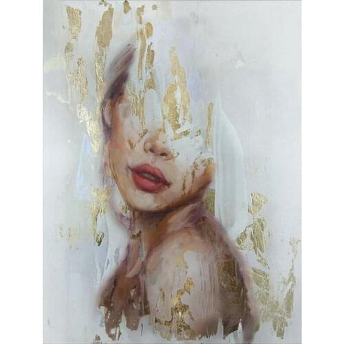 DIY square full diamond painting Abstract woman butterfly picture 5D diamond embroidery mosaic cross stitch decoration home G359