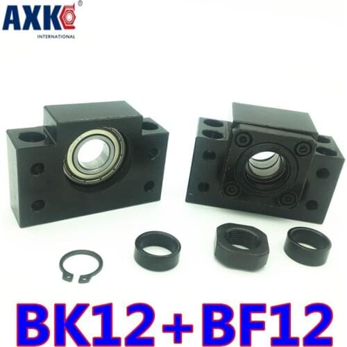 Ball Bearing Real Rodamientos Rolamento Axk 2021 Bk12 Bf12 Set : 1 Pc Of And For End Support For Sfu1605 Ball Screw Cnc Xyz