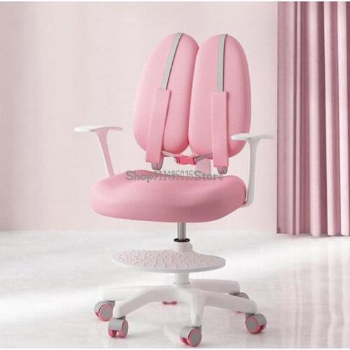 Childrens Study Chair Home Liftable Correction Sitting Back Chair Primary School Student Adjustment Writing Chair Desk Chair
