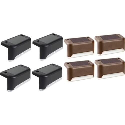 LED Solar Stair Light Waterproof Outdoor Garden Passage Courtyard Terrace Step Guardrail Light Step Beautiful Light