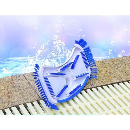 Swimming Pool Suction Head Pollutant Machine Head Curved Bottom Edge with Brush Pool Outdoor Hot Tubs Accessories Cleaning Tool