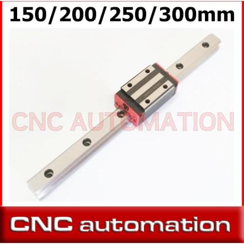 XY table HGH15 HGR15 linear guide rail 15mm guideways rod set + slide bearing block HGH15CA flang HGW15CA HGH15 CNC parts