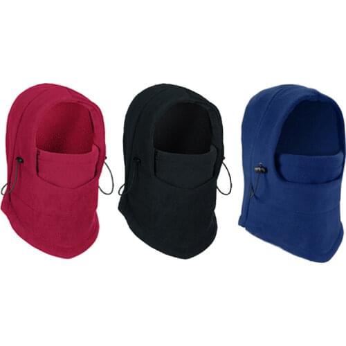 Winter Warm Fleece Beanies Hats for Men Skull Bandana Ski Mask Headwear Warm Running Mask Windproof Soft Keep Warm Half Face Hat